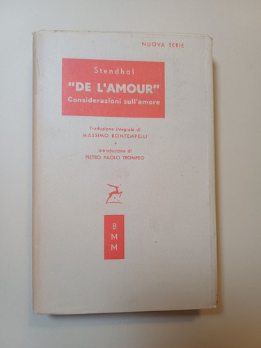 Stendhal amour - de, l'amour