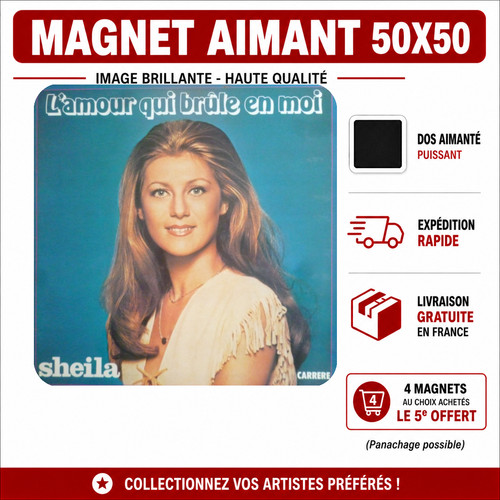 Magnet sheila amour qui - magnet,